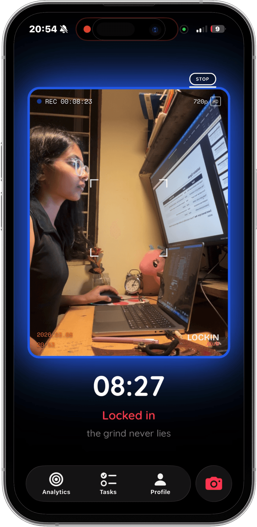 Record Your Grind as a Timelapse